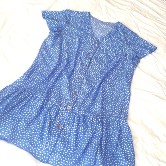 Short Sleeve Midi Dress - Picture 1 of 5